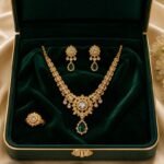 Ruby Stone Necklace Set