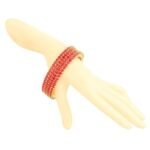 Ruby Stone Traditional Bangles Set – 2 Pieces - Image 3