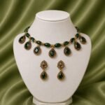 Emerald Royale Anti-Tarnish Necklace Set