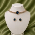 Sapphire Elegance Choker Set
