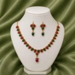 Heritage Ruby, Emerald Necklace Set