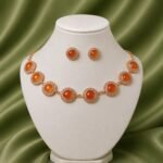 Sunset Glow Crystal Necklace Set