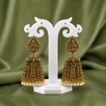 Divine Lakshmi Temple Jhumka Earrings