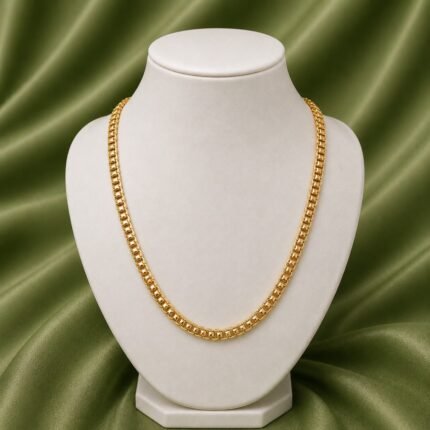 Classic Box Link Chain – 1 Gram Gold Plated