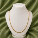 Elegant Herringbone Chain – 1 Gram Gold Plated